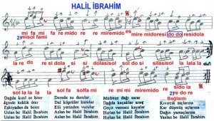 Halil İbrahim Notaları